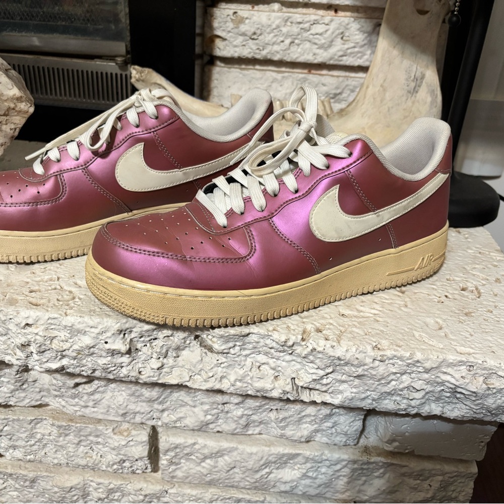 Pink AF1 Tennis Shoes
